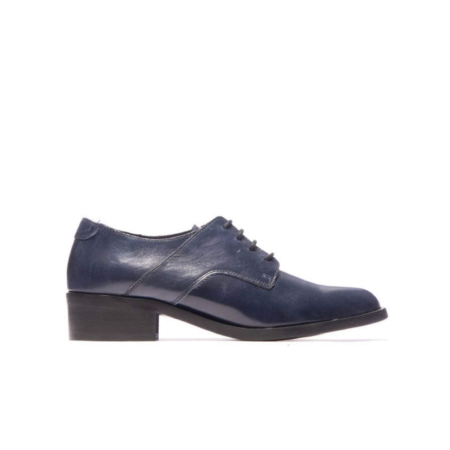 Women L'Intervalle | L'Intervalle Raven Women Navy Leather