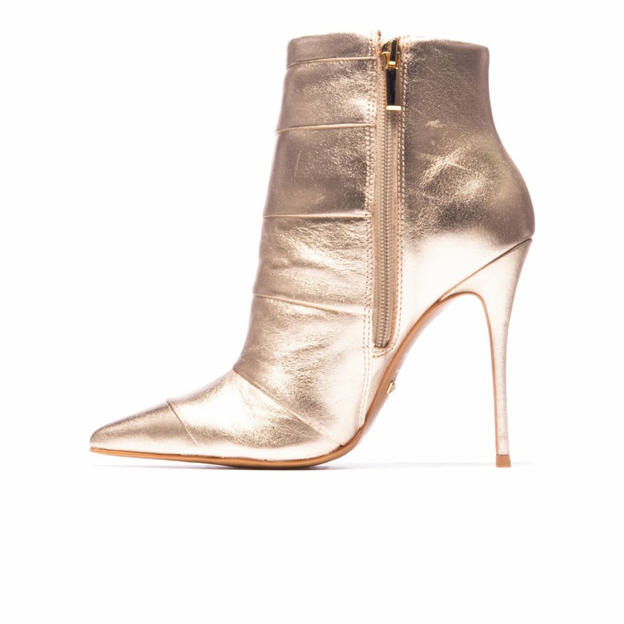 Women L'Intervalle | L'Intervalle Women Adriana Light Gold Metallic Leather