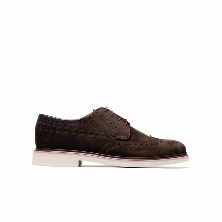 Women L'Intervalle | L'Intervalle Mario Women Dark Brown Suede