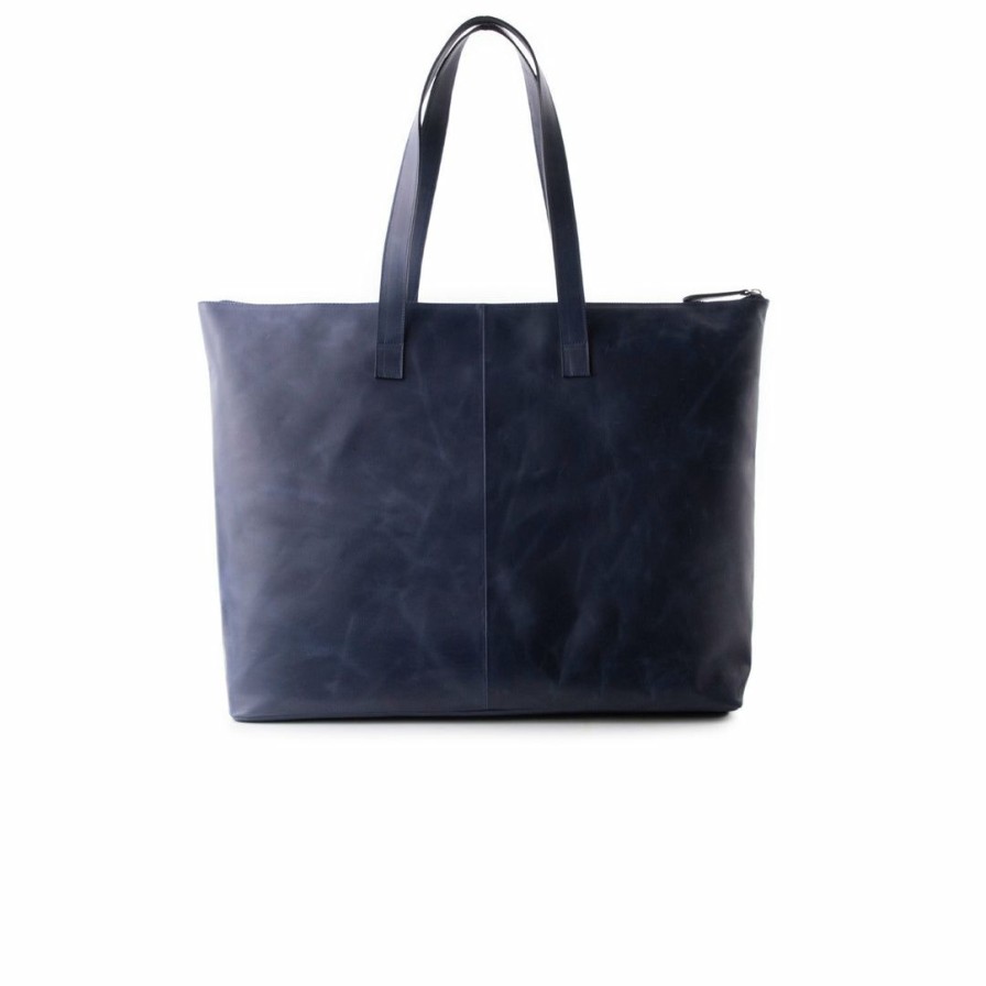 Bags L'Intervalle | L'Intervalle Women Medina Dark Blue Leather Dark Blue Leather/Bleu Fonce Cuir