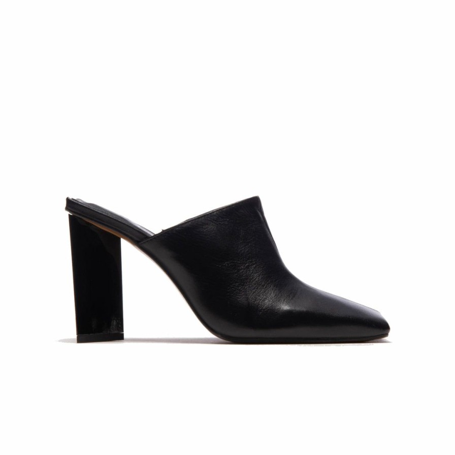 Women L'Intervalle | L'Intervalle Loutro Black Leather