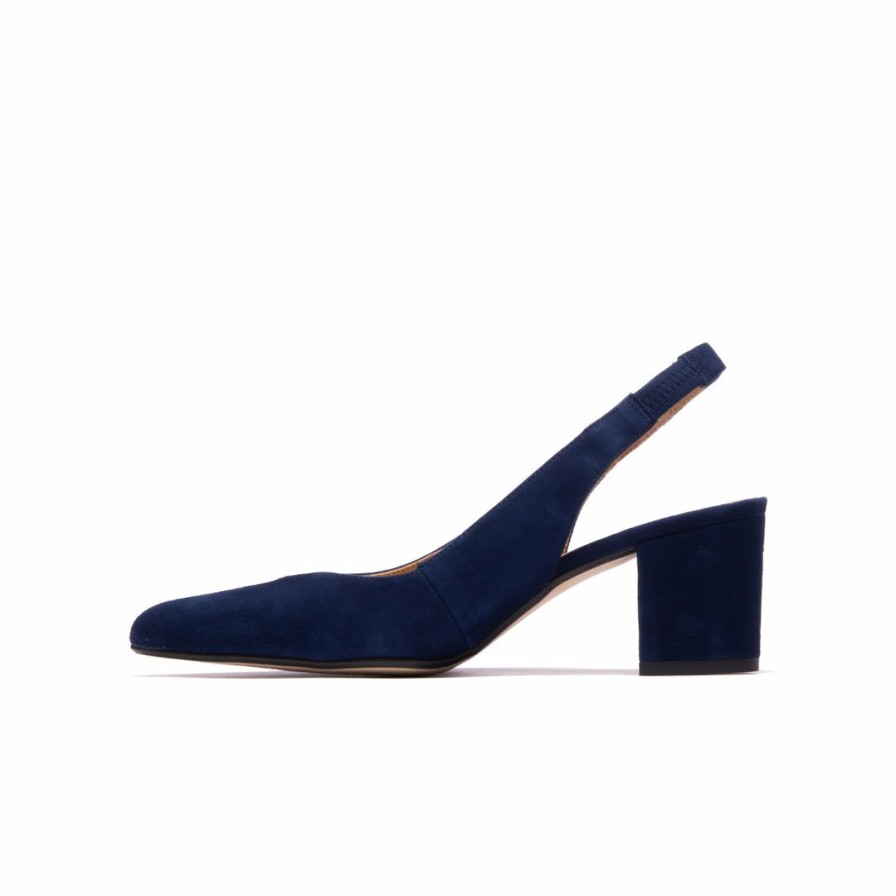 Women L'Intervalle | L'Intervalle Vereda Navy Suede