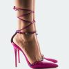 Women L'Intervalle | L'Intervalle Matina Fuchsia Leather Fuschia Leather/Cuir Fuschia