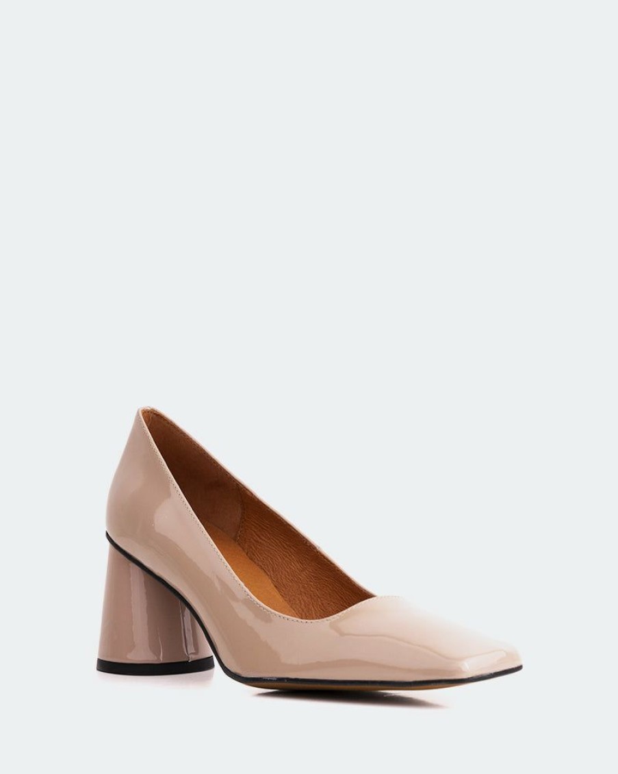 Women L'Intervalle | L'Intervalle Pumps Carey Nude Patent Nude Patent/Cuir Vernis Nu