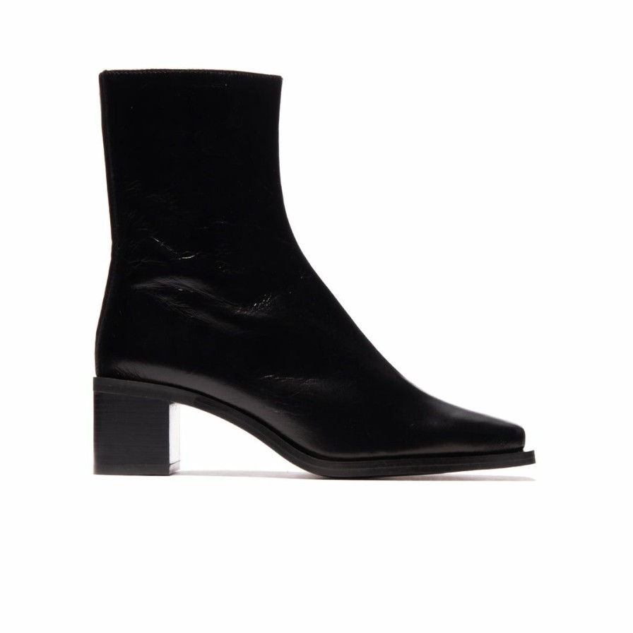 Women L'Intervalle | L'Intervalle Truro Women Black Leather