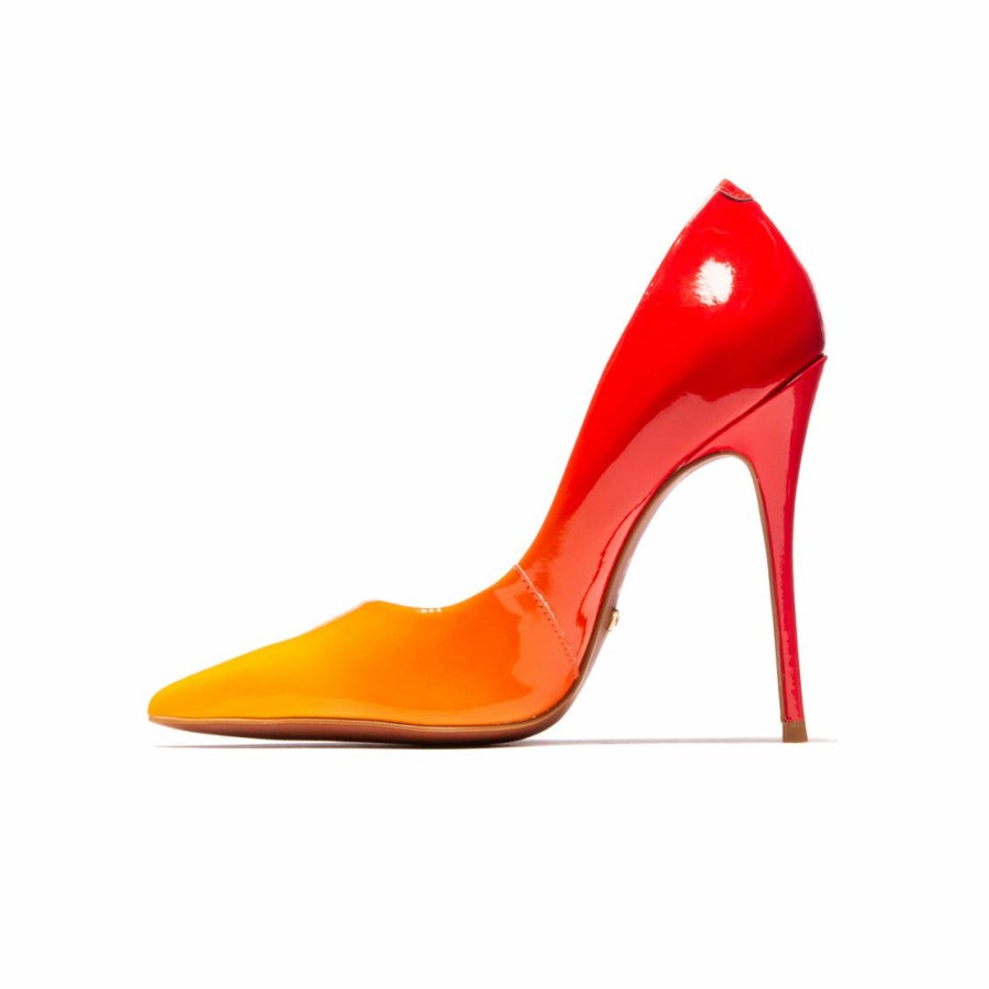 Women L'Intervalle | L'Intervalle Teeva Women Red Patent/Clear