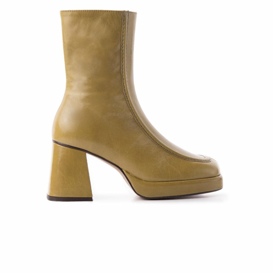 Women L'Intervalle | L'Intervalle Women Westminster Sage Leather