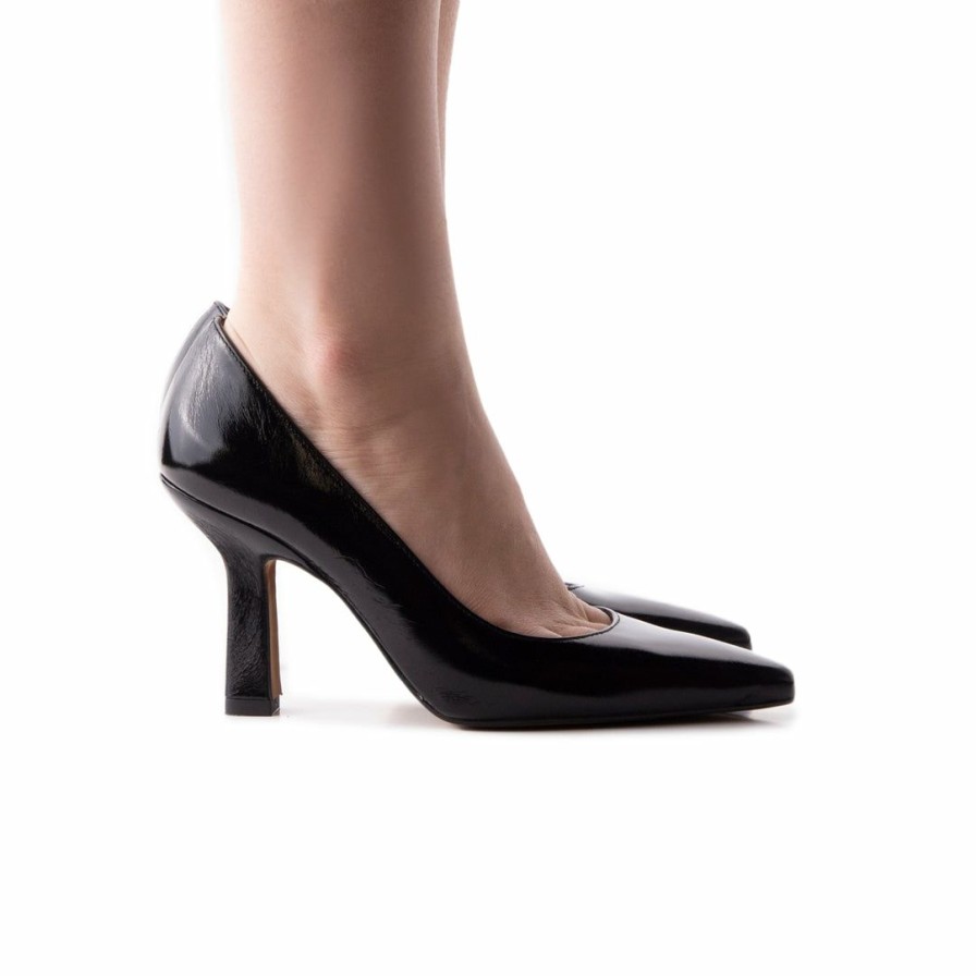 Women L'Intervalle | L'Intervalle Women Wales Black Leather Black Leather/Cuir Noir