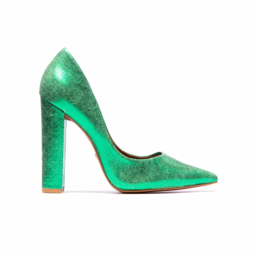 Women L'Intervalle | L'Intervalle Women Antonella Green Metallic