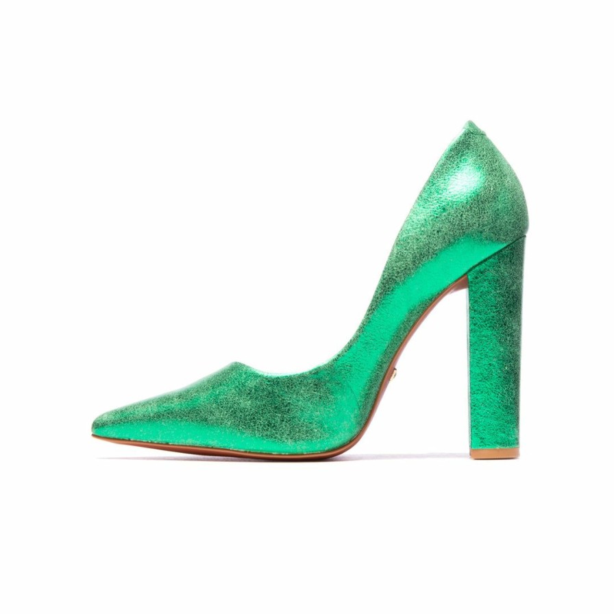 Women L'Intervalle | L'Intervalle Women Antonella Green Metallic