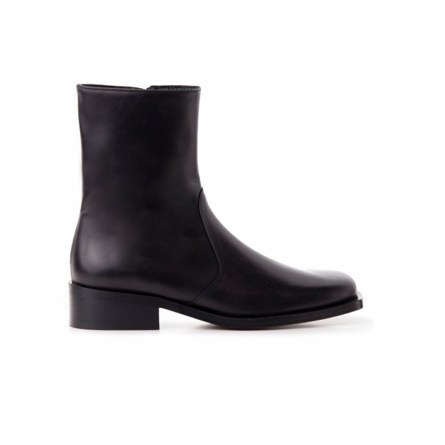 Women L'Intervalle | L'Intervalle Women Fargo Black Leather