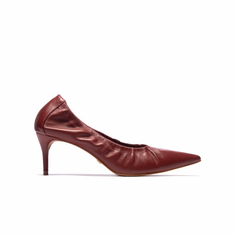 Women L'Intervalle | L'Intervalle Bethy Bordeaux Leather Women Bordeau Leather