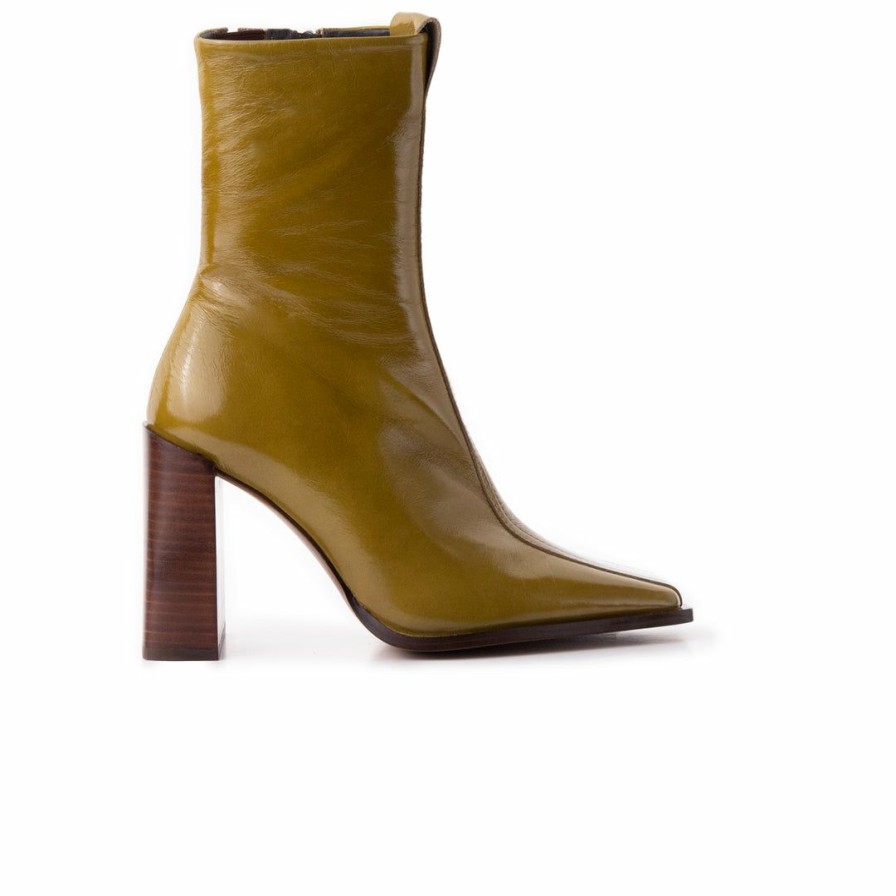 Women L'Intervalle | L'Intervalle Caldwell Women Sage Leather