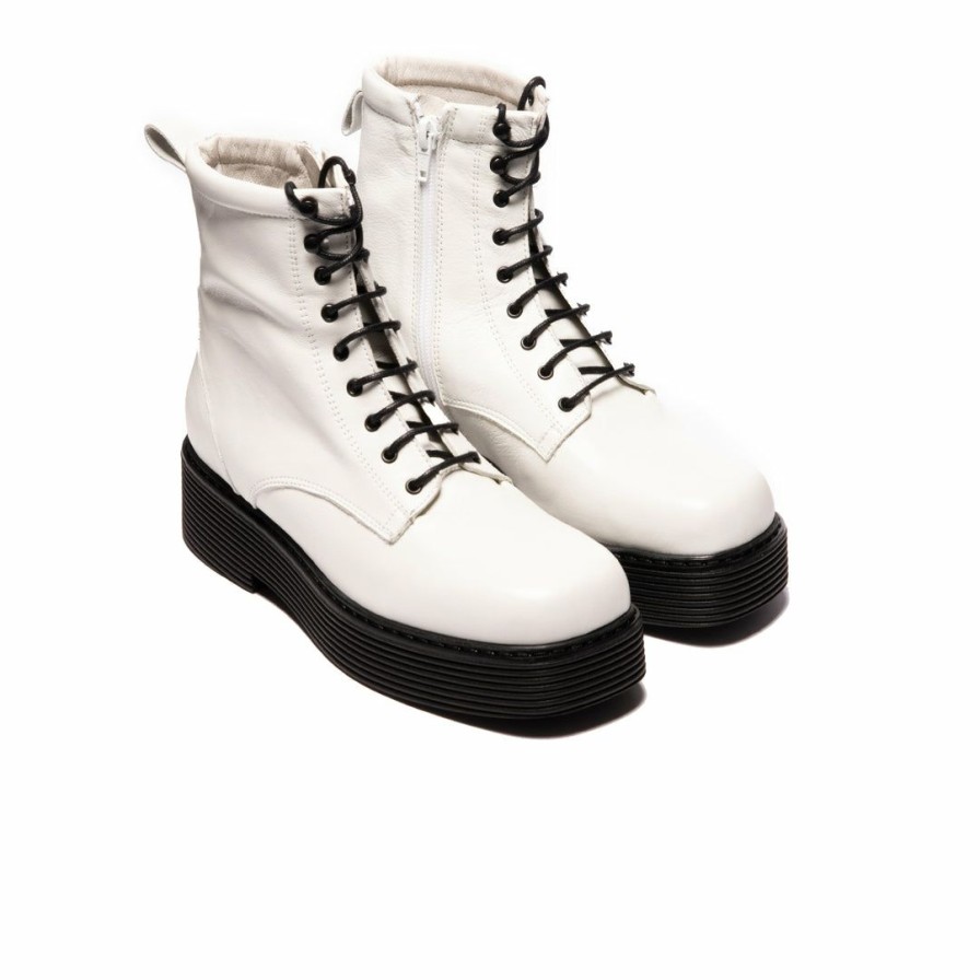 Women L'Intervalle | L'Intervalle Haggs White Leather