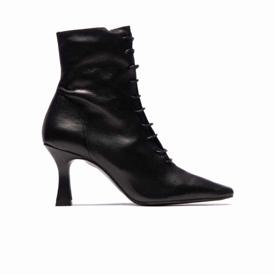 Women L'Intervalle | L'Intervalle Noble Black Leather