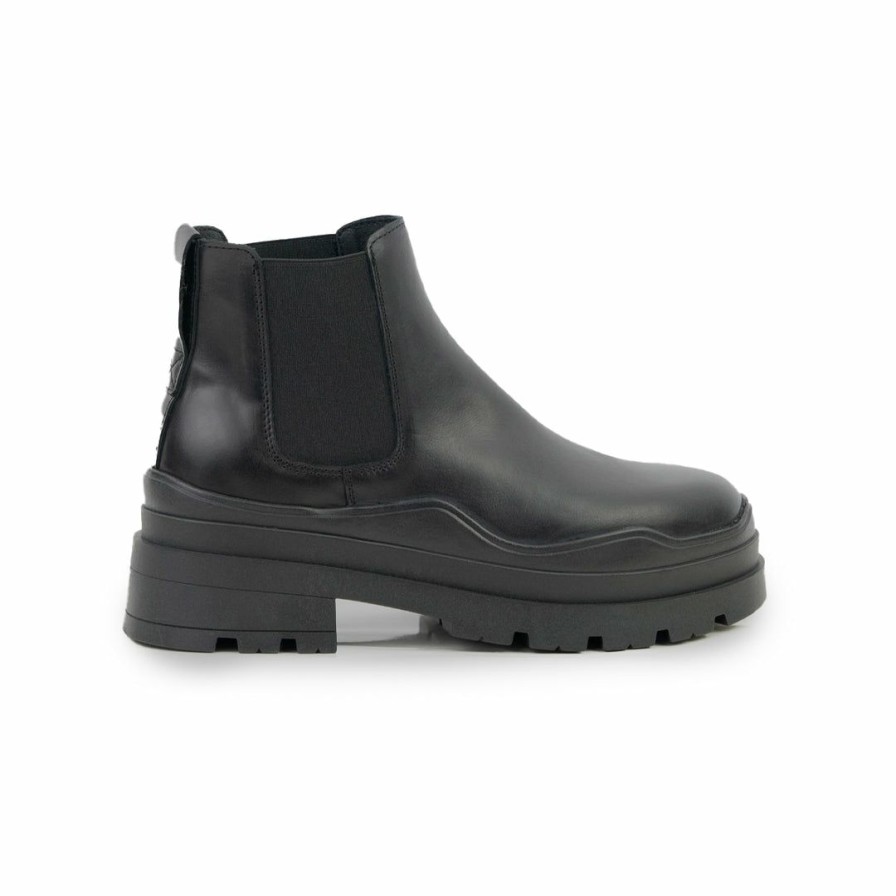 Women L'Intervalle | L'Intervalle Deauville Sale Boots Black Leather