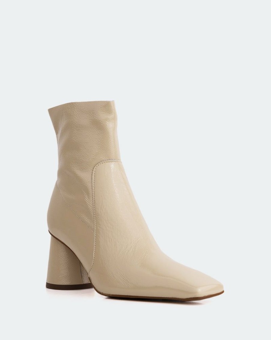 Women L'Intervalle | L'Intervalle Boots Eaton Cream Naplack Cream Naplack/Naplack Creme