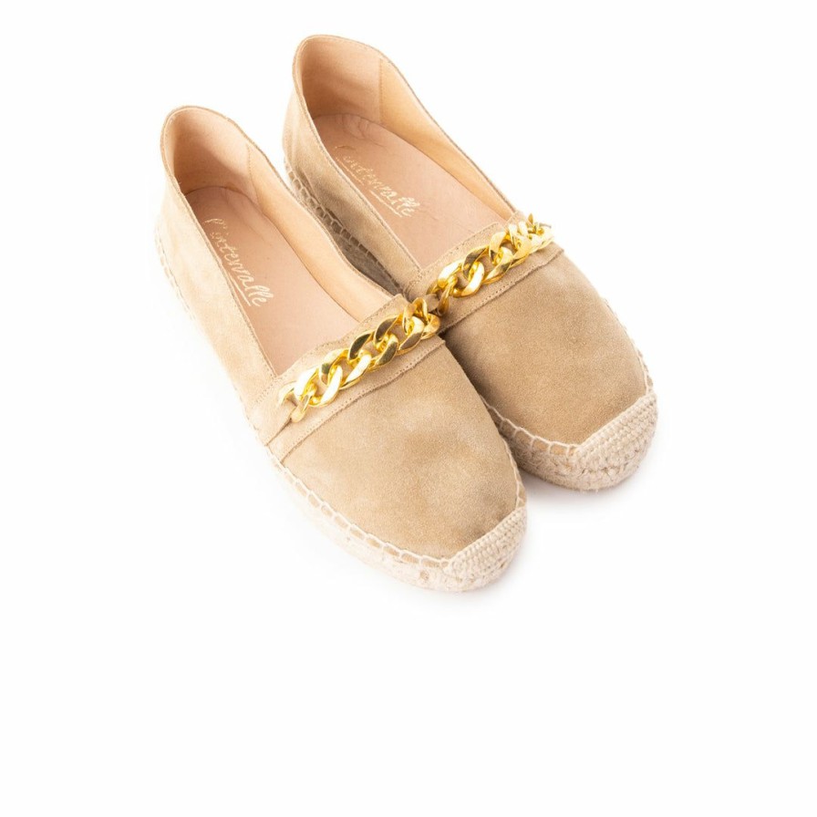 Women L'Intervalle | L'Intervalle Sabara Beige Suede Women Beige Leather/Cuir Beige