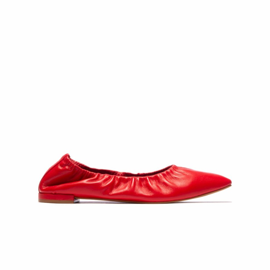 Women L'Intervalle | L'Intervalle Bee Women Red Leather