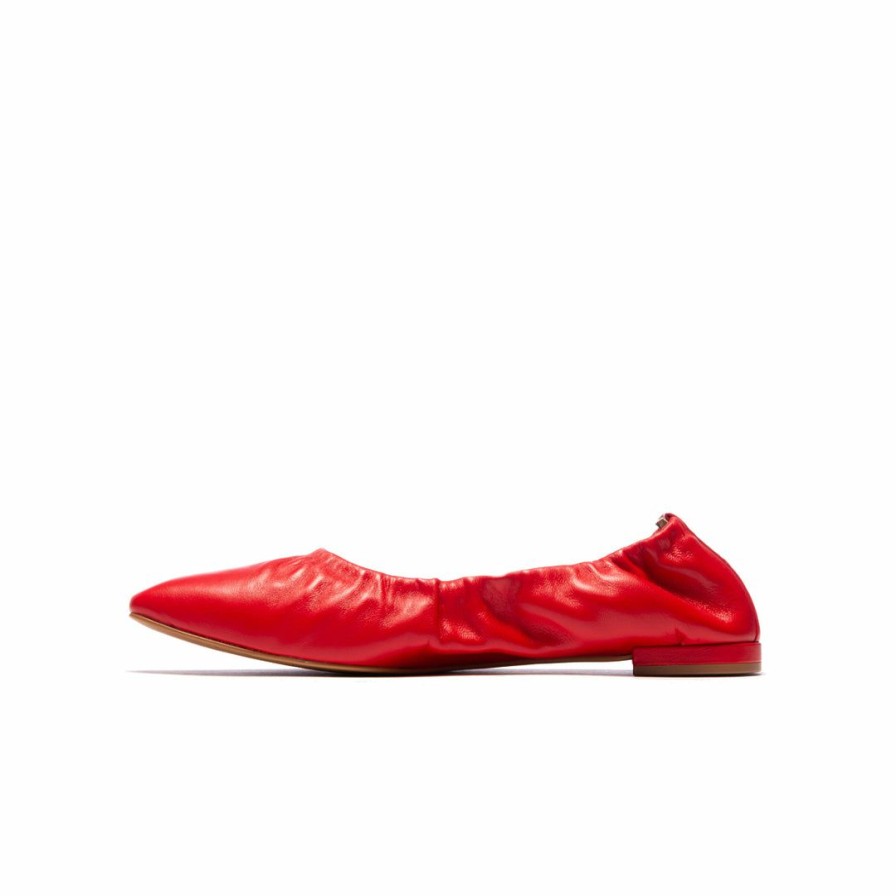 Women L'Intervalle | L'Intervalle Bee Women Red Leather