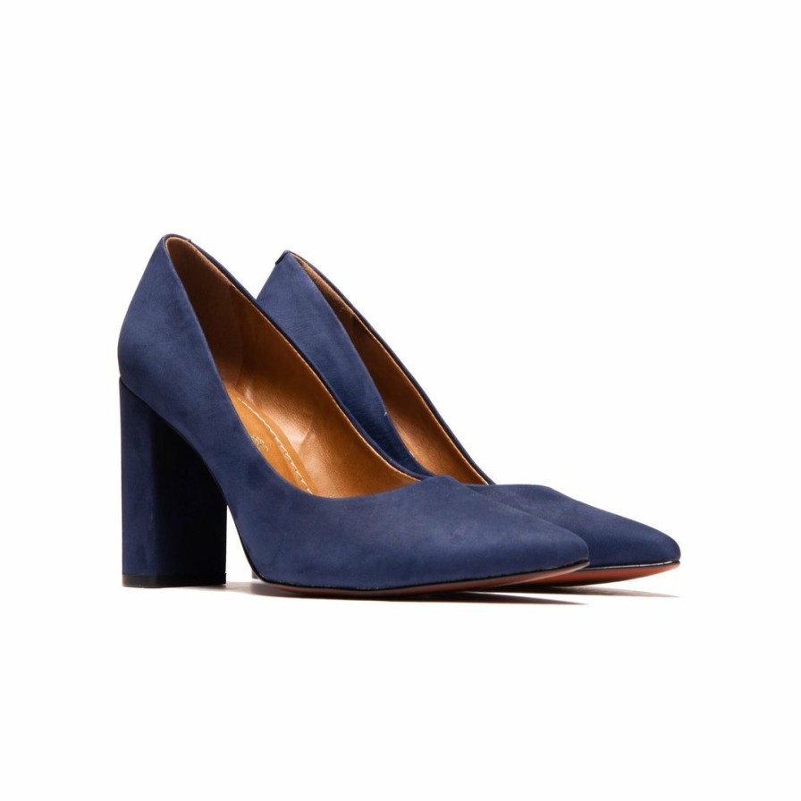 Women L'Intervalle | L'Intervalle Ciara Navy Nubuck