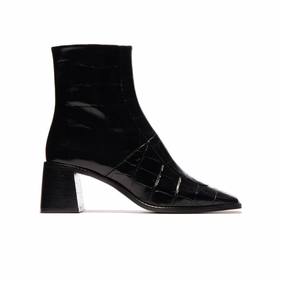 Women L'Intervalle | L'Intervalle Bendigo Women Black Croco