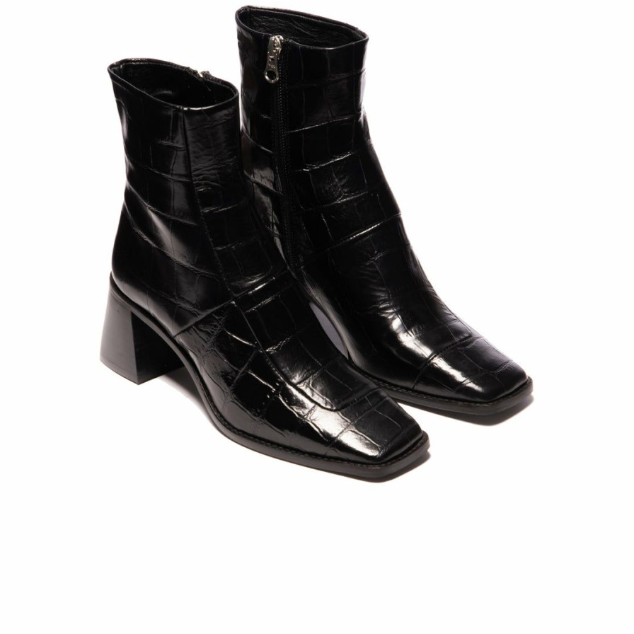 Women L'Intervalle | L'Intervalle Bendigo Women Black Croco