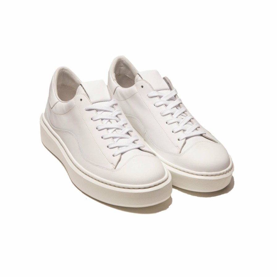 Women L'Intervalle | L'Intervalle Iounnis Men White Leather