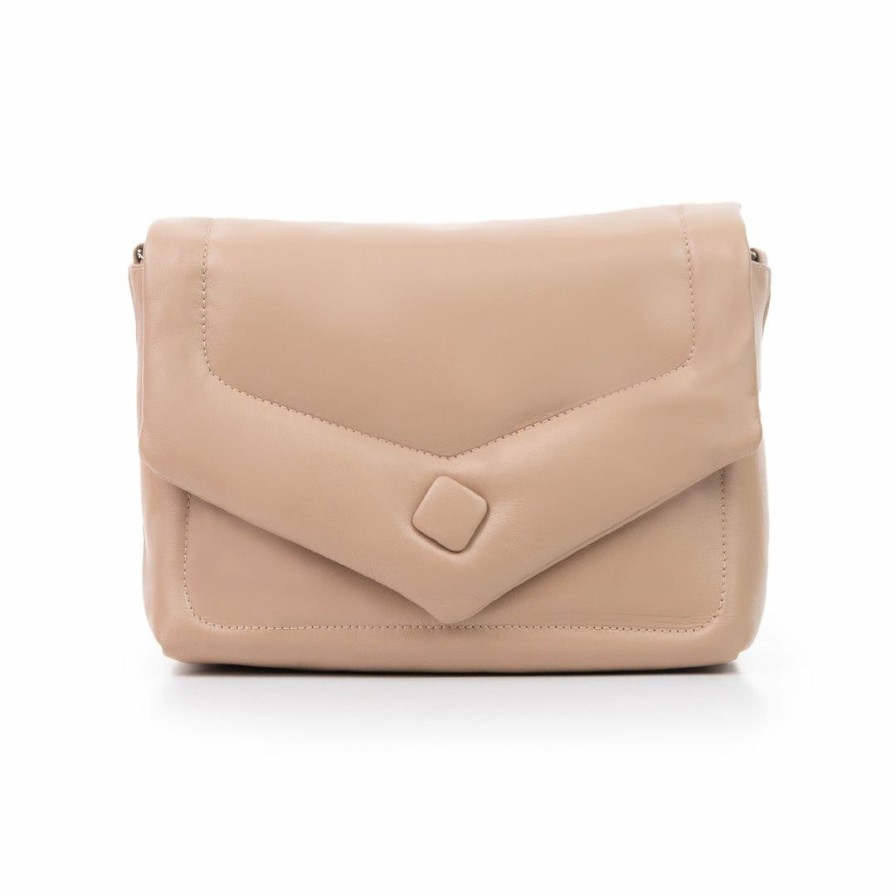 Bags L'Intervalle | L'Intervalle Normy Nude Leather