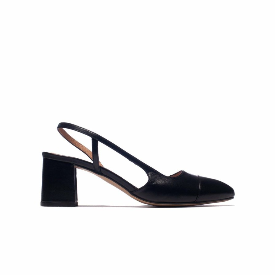 Women L'Intervalle | L'Intervalle Women Palar Black Leather