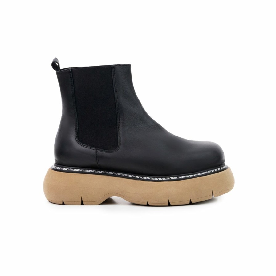 Women L'Intervalle | L'Intervalle Filius Women Black Leather