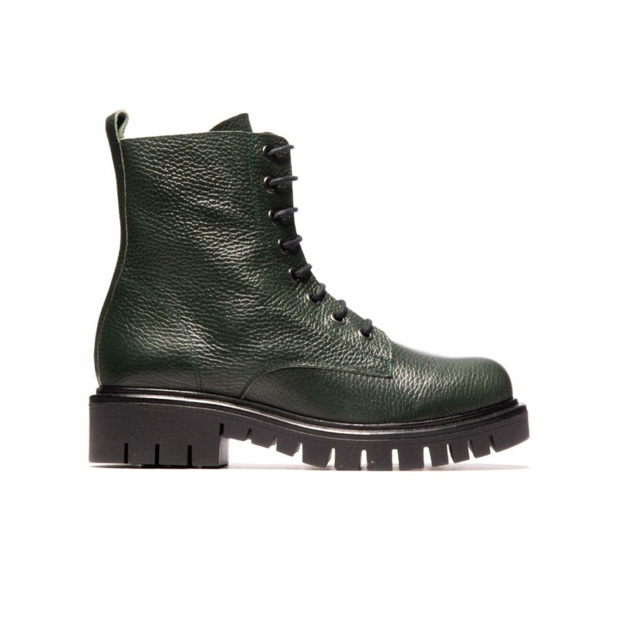 Women L'Intervalle | L'Intervalle Rocky Green Leather