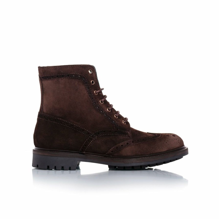 Men L'Intervalle | L'Intervalle Men Alec Moss Suede Boots