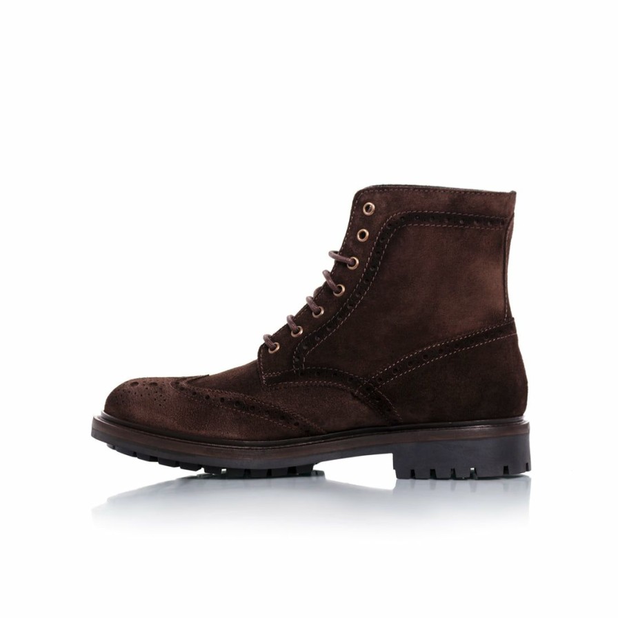 Men L'Intervalle | L'Intervalle Men Alec Moss Suede Boots