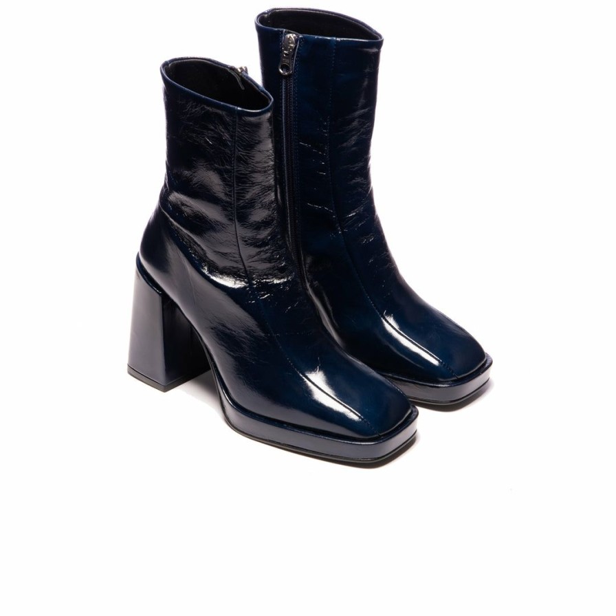 Women L'Intervalle | L'Intervalle Women Hillman Navy Leather