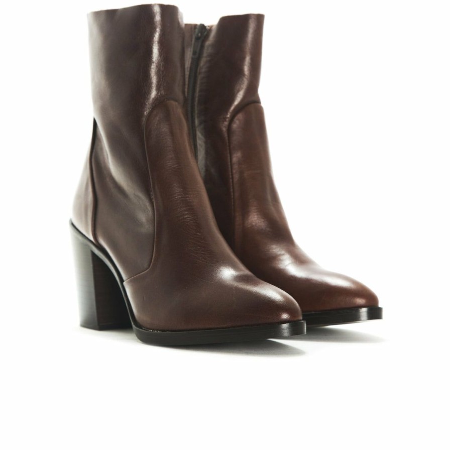 Women L'Intervalle | L'Intervalle Cadiz Boots Brown Leather