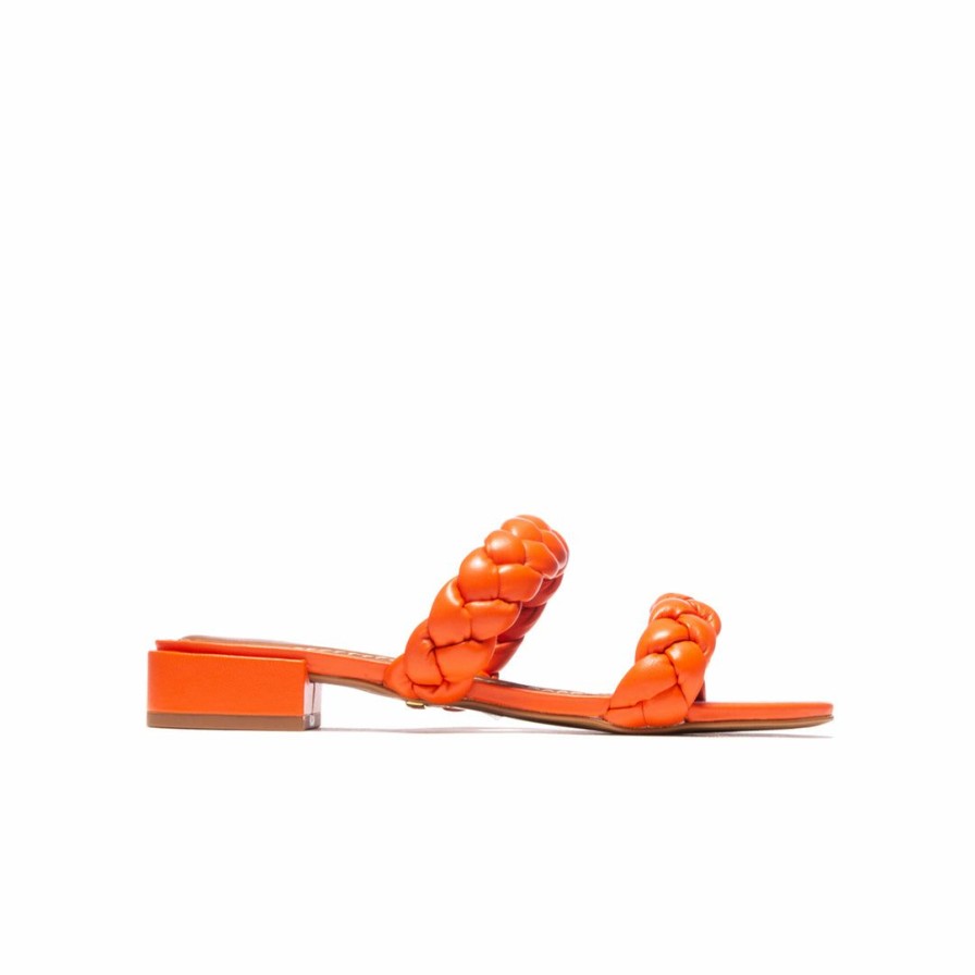 Women L'Intervalle | L'Intervalle Carnation Orange Leather