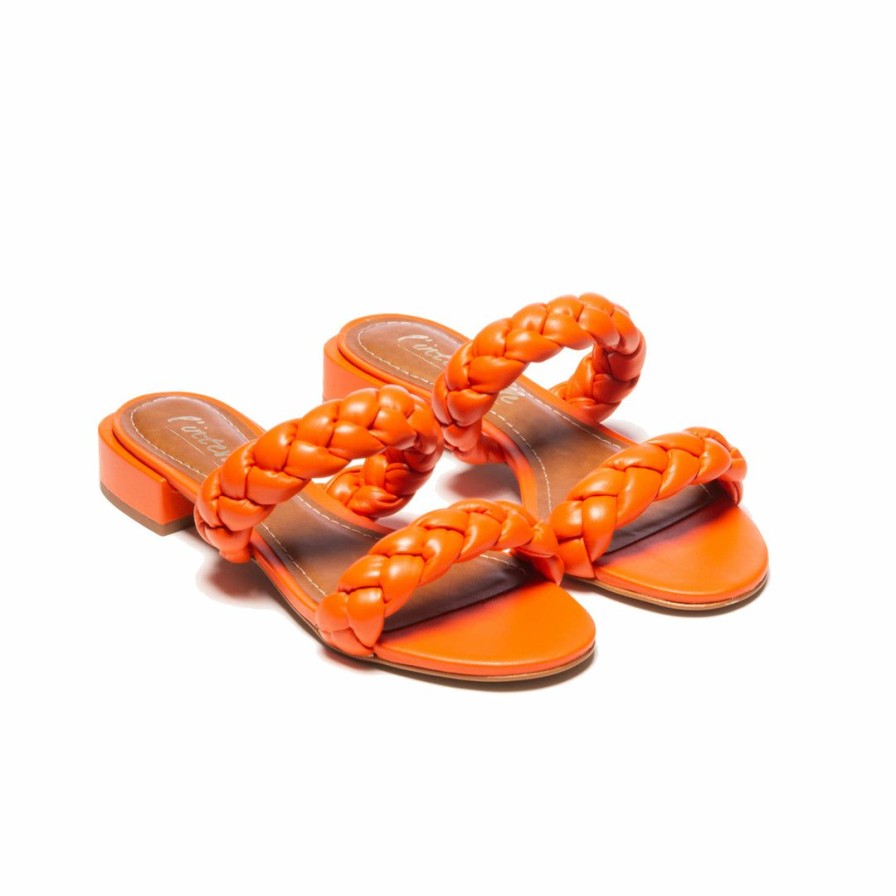 Women L'Intervalle | L'Intervalle Carnation Orange Leather