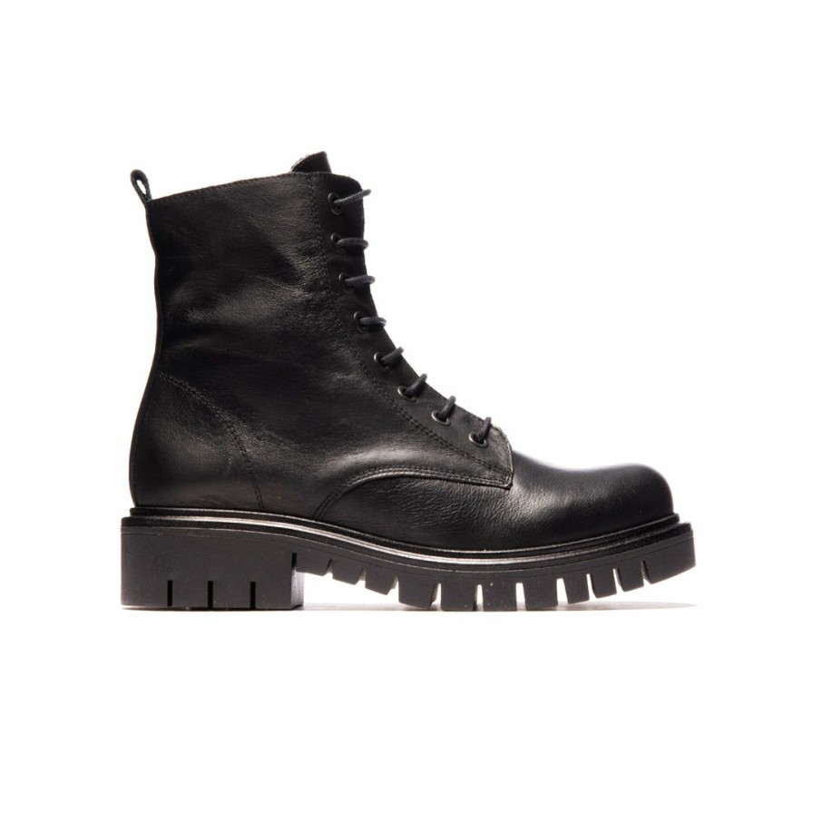 Women L'Intervalle | L'Intervalle Women Rocky Black Leather