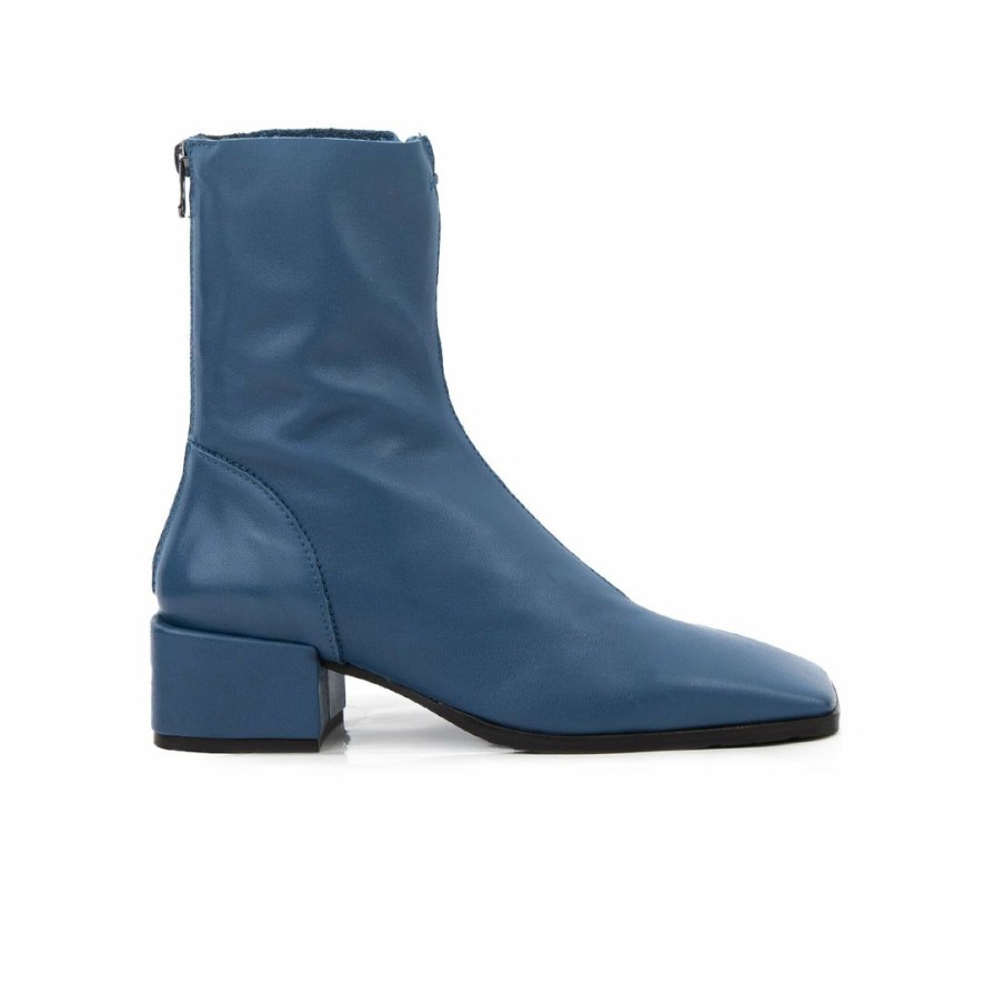 Women L'Intervalle | L'Intervalle Women Banbury Blue Leather