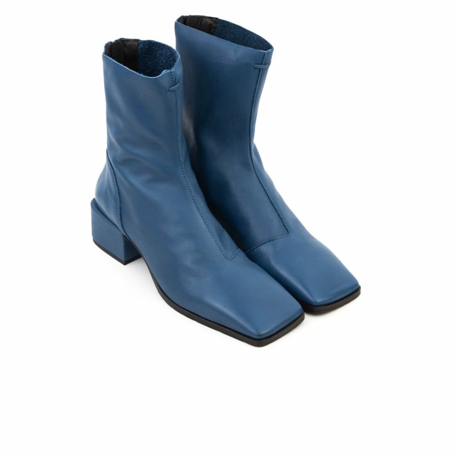 Women L'Intervalle | L'Intervalle Women Banbury Blue Leather