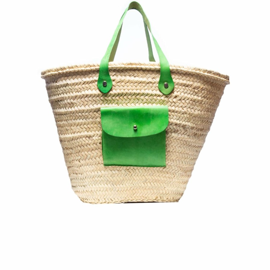 Bags L'Intervalle | L'Intervalle Costa Green Leather