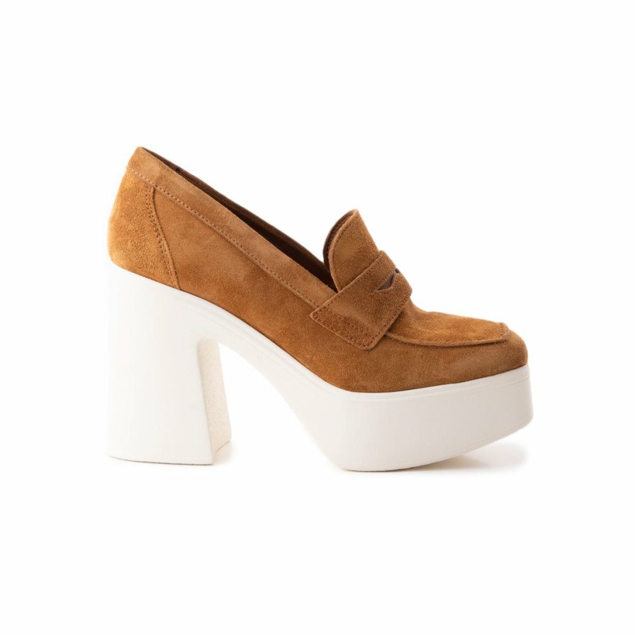 Women L'Intervalle | L'Intervalle Randazzo Cognac Suede Women Cognac Suede/Suede Cognac