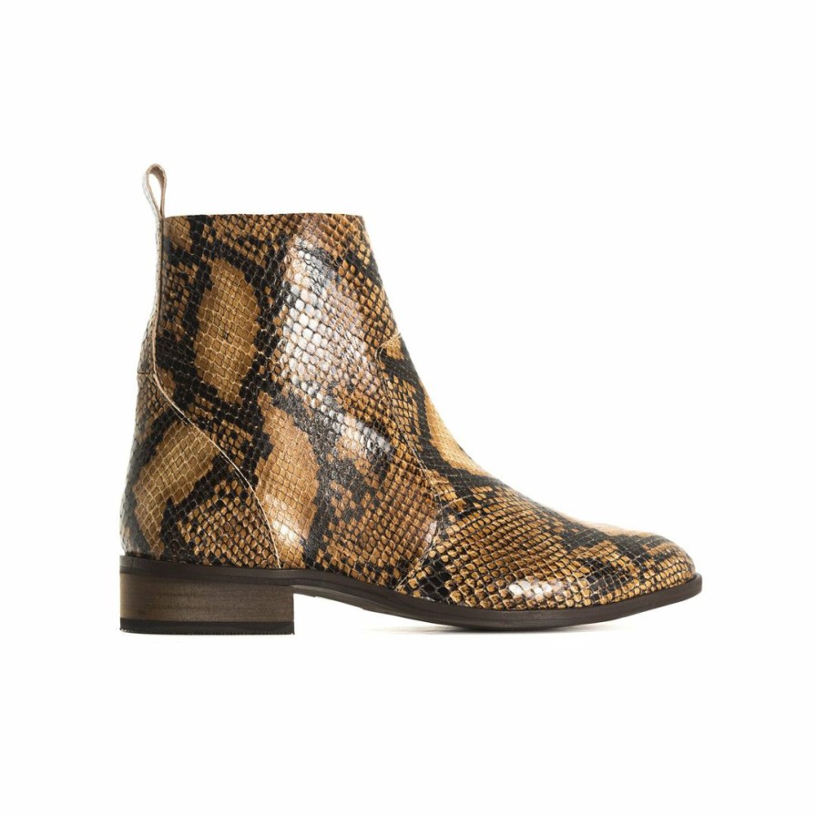 Women L'Intervalle | L'Intervalle Mercer Women Tan Snake