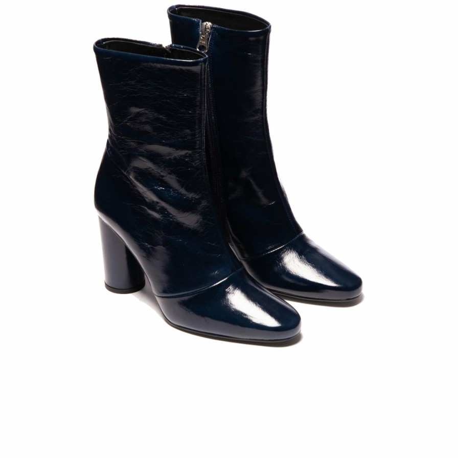 Women L'Intervalle | L'Intervalle Women Hobart Navy Leather