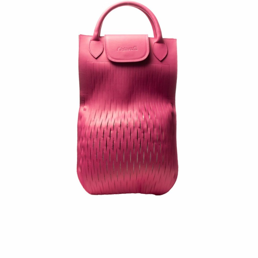 Bags L'Intervalle | L'Intervalle Reims Fuschia Leather