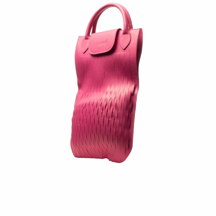 Bags L'Intervalle | L'Intervalle Reims Fuschia Leather