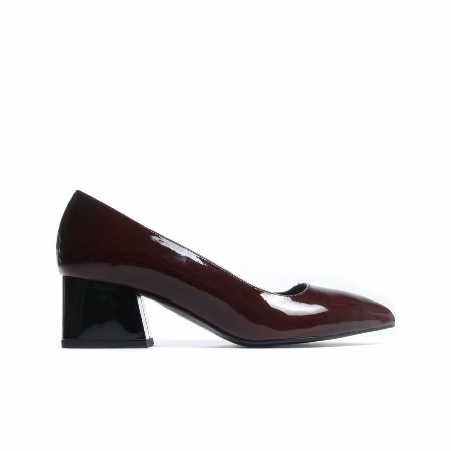 Women L'Intervalle | L'Intervalle Women Roma Brown Naplack Leather