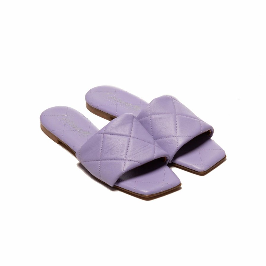 Women L'Intervalle | L'Intervalle Bara Women Lilac Leather