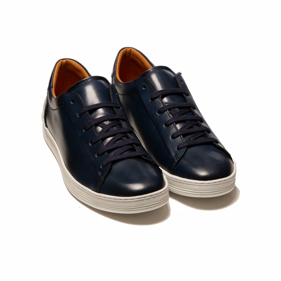 Women L'Intervalle | L'Intervalle Men Jason Blue Leather